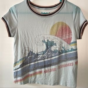 Tidal wave baby tee